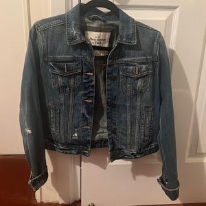 Abercrombie & Fitch Crop jeans jacket